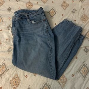 Light Blue Mid-Rise Old Navy Boyfriend Jeans